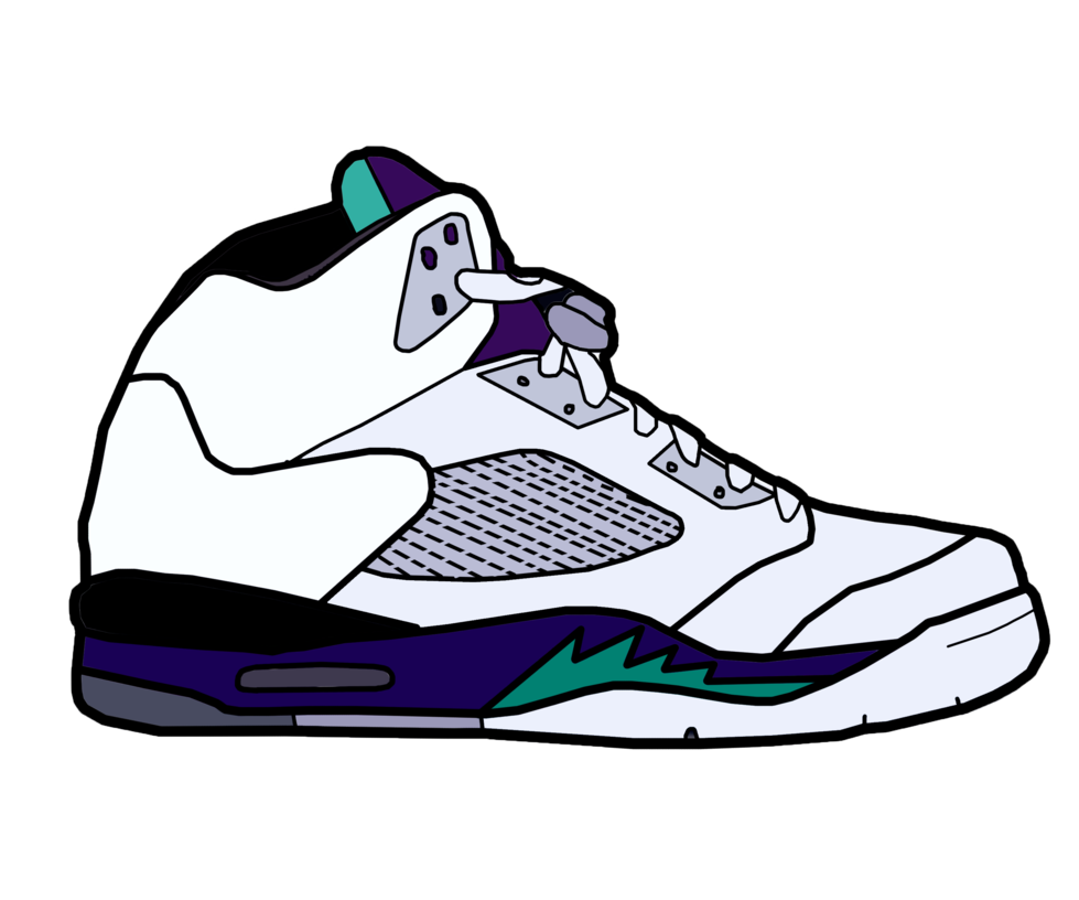 979x816 Drawing Sneakers Jordan Huge Freebie! Download