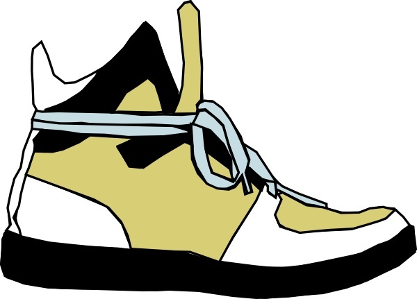 600x431 Shoes Sneaker Clip Art Free Vector In Open Office Drawing