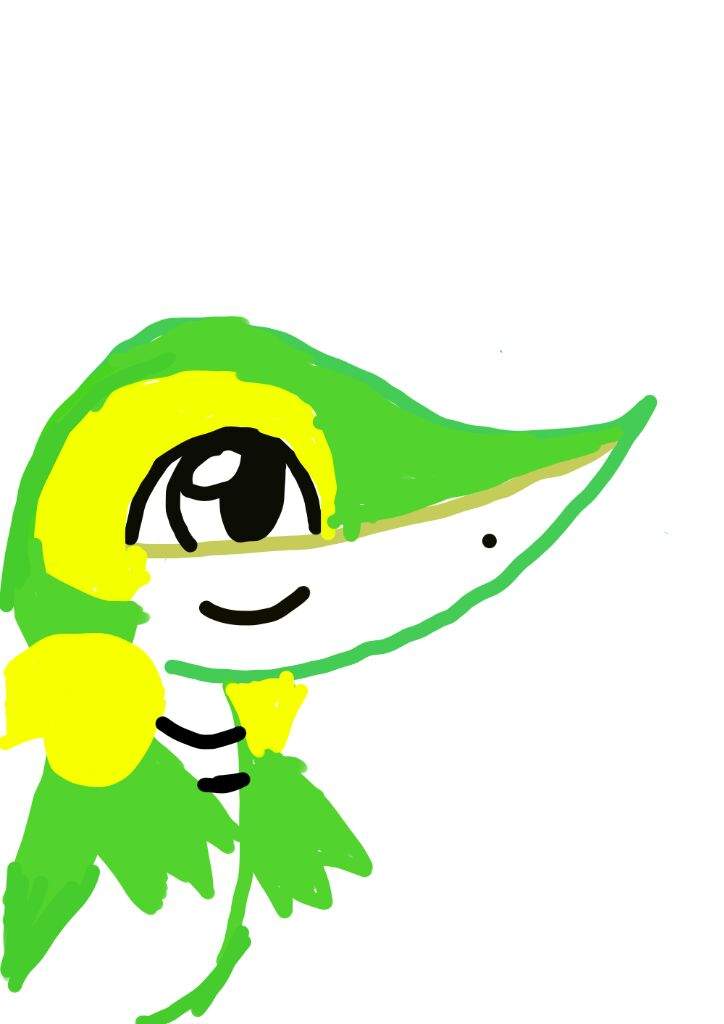 724x1024 Snivy Drawing Amino