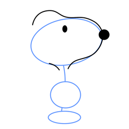 260x260 How To Draw Snoopy From Peanuts