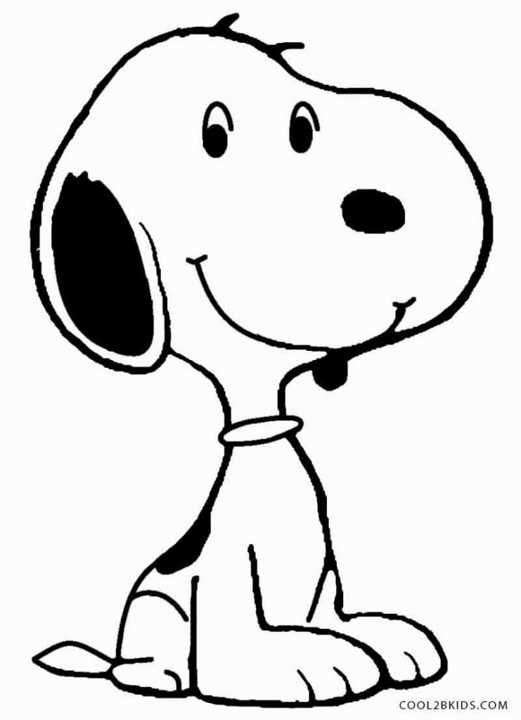 741x1024 Snoopy Clipart Coloring