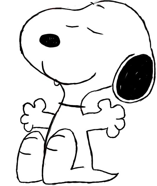 530x627 how to draw snoopy draw central snoopy drawing, snoopy, drawings