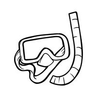 200x200 line lines lineart snorkel snorkeling equipment equipments