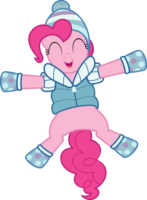 474x643 Pinkie Pie Making A Snow Angel
