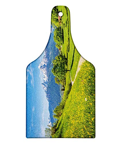 425x509 Ambesonne Landscape Cutting Board, Wildflowers