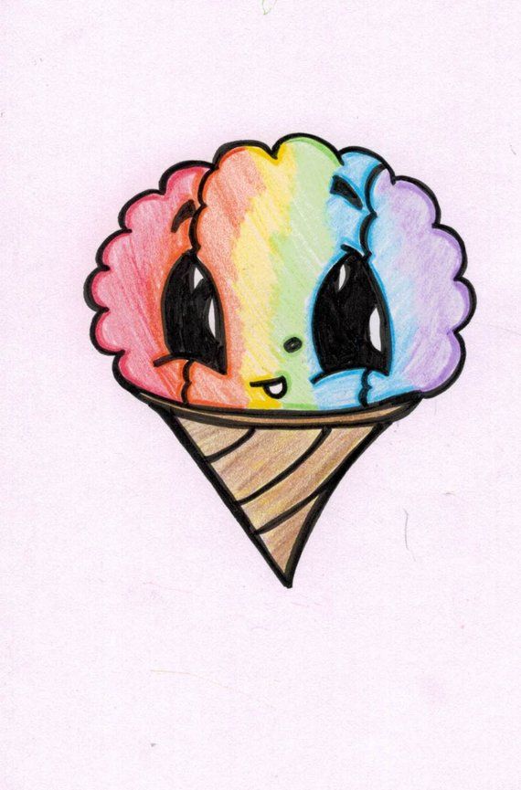 570x865 Snow Cone Cartoon Inkimagined Snow Cones, Disney Paintings