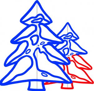 302x292 How To Draw How To Draw Winter Trees, Winter Trees