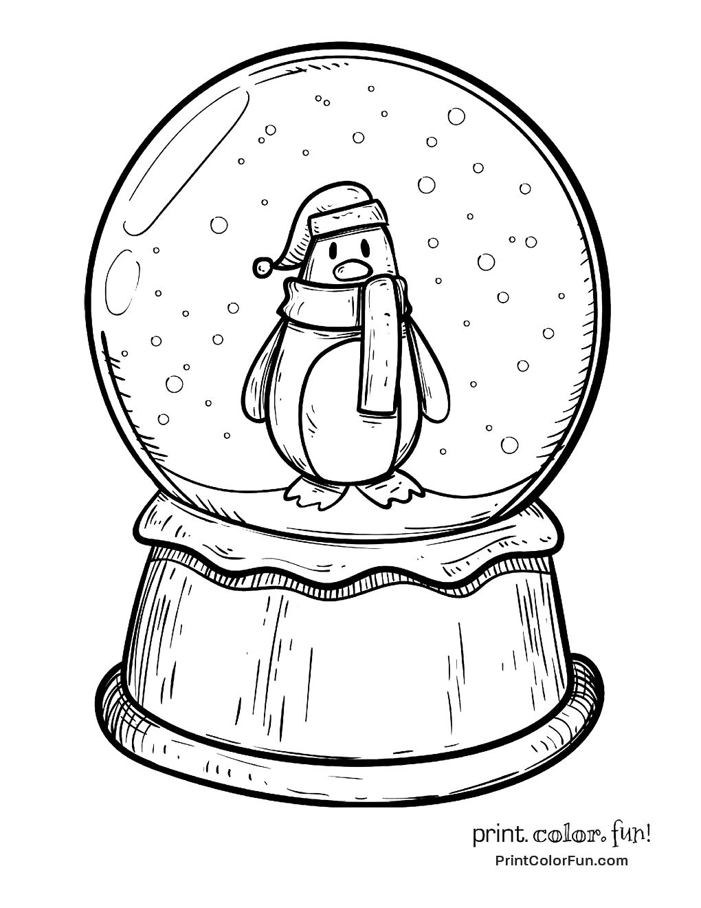 Snow Globe Drawing Free Download On ClipArtMag