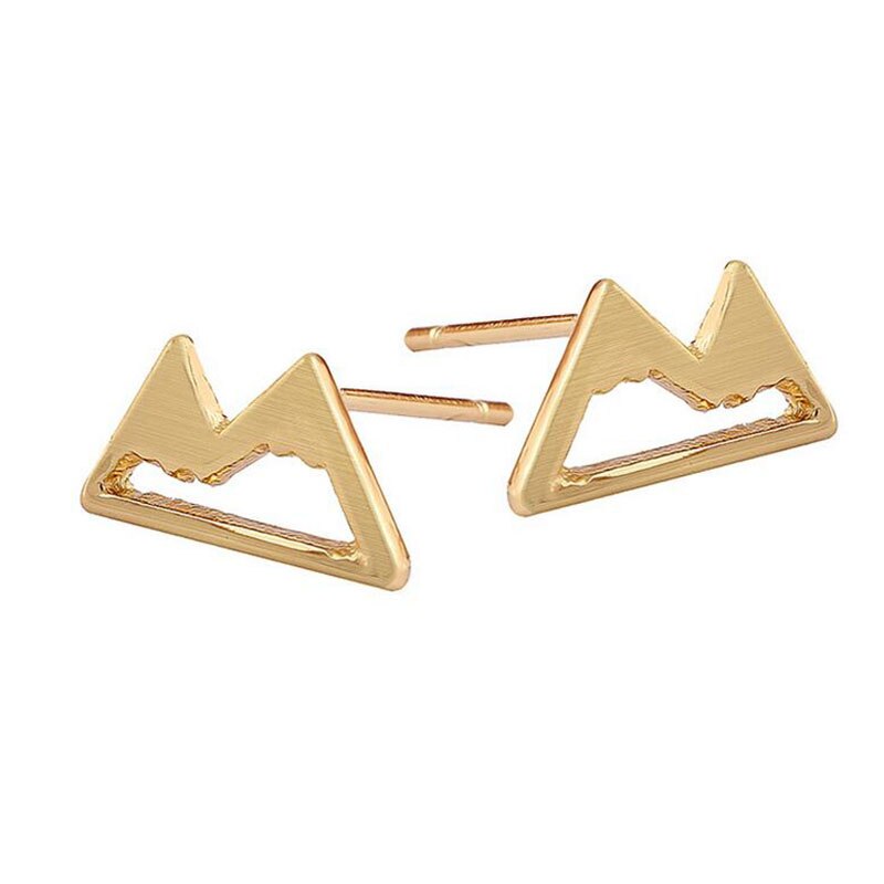 800x800 Nielsen Drawing Snow Mountain Hollow Earrings Female Party