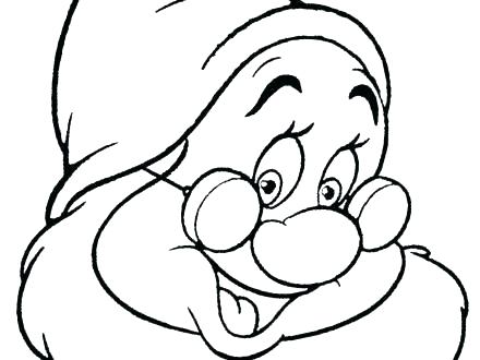 440x330 Snow White And The Seven Dwarfs Coloring Pages Printable Colouring