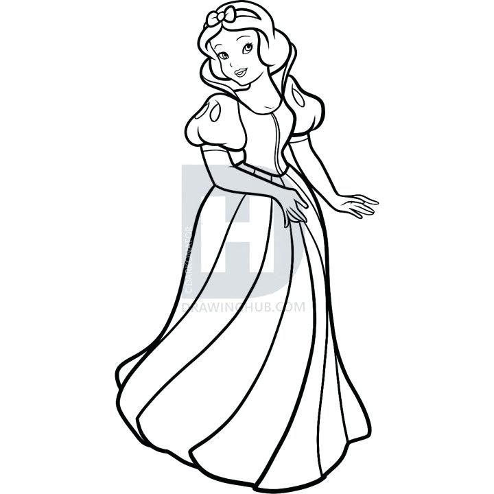 720x720 Snow White Drawing Running