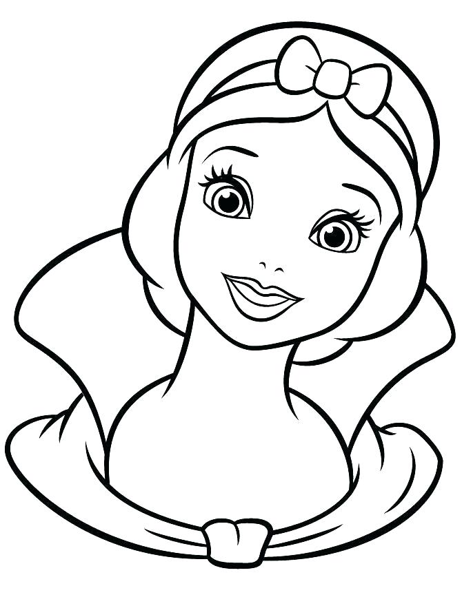 670x867 Snow White Printable Coloring Pages