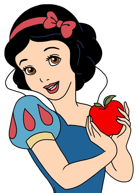 450x628 Snow White Clipart Apple Drawing