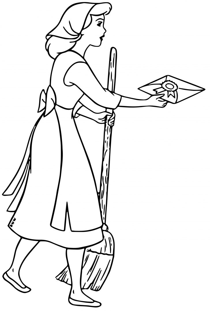 728x1077 Cinderella Cartoon Coloring Pages Cute Snow White And Belle Castle