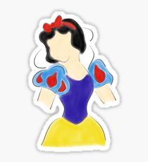 210x230 Snow White Drawing Stickers Redbubble