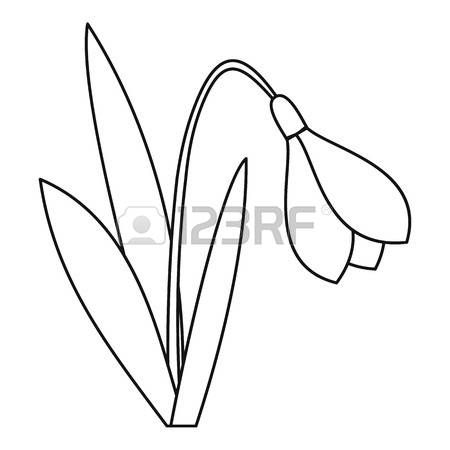 450x450 Image Result For Snowdrop Outline Aplique Outline, Mosaic