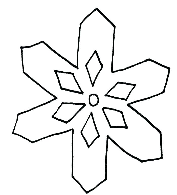 700x771 easy to draw snowflake simple snowflake design snowflake templates