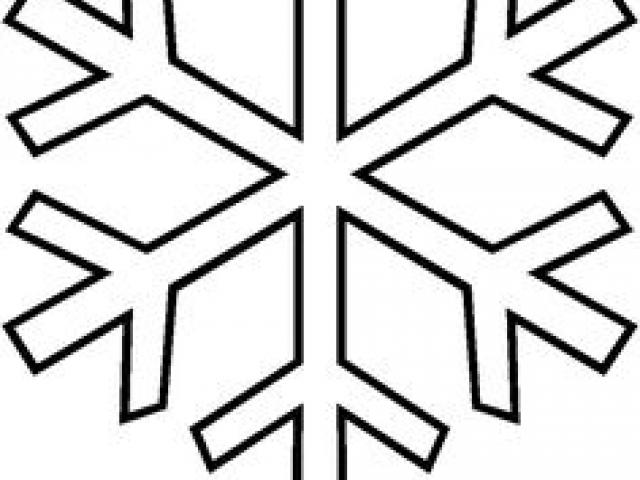 640x480 Free Drawn Snowflake, Download Free Clip Art