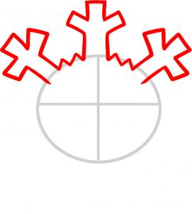 271x302 How To Draw Snowflake
