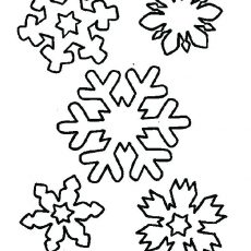 230x230 Shining Inspiration Snowflakes Coloring Pages Snowflake