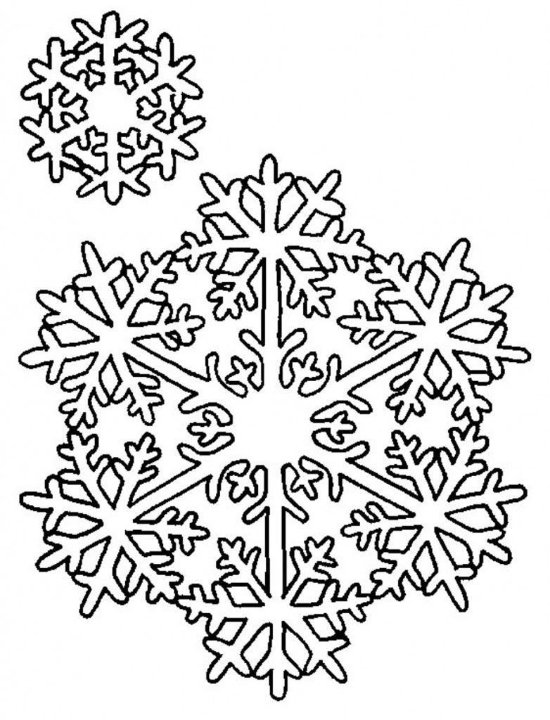782x1024 Snowflake Coloring Pages For Adults