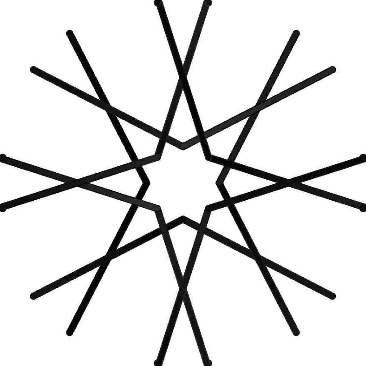 1198x1198 Drawing Line Snowflake Drawing Group