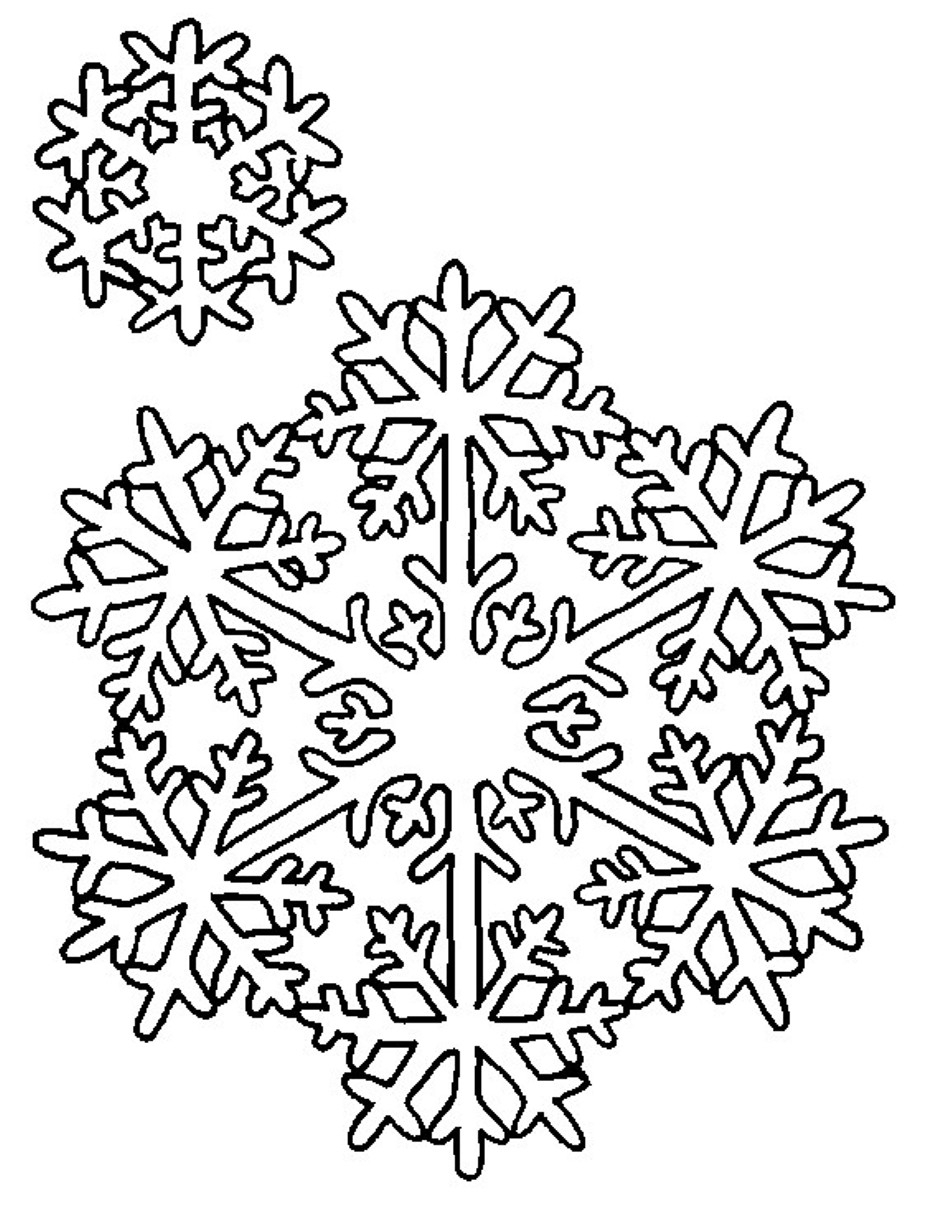 927x1213 Free Printable Snowflake Coloring Pages For Kids Pertaining