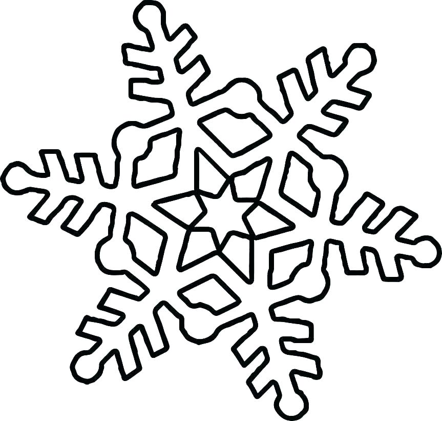 863x821 Snow Flake Coloring Pages Free Printable Snowflake Coloring Pages