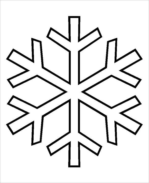 585x720 Free Snowflake Patterns Simple Future Educator Snowflake