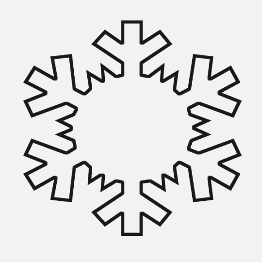 540x540 Best Selective Printable Snowflake Stencils Nordfx