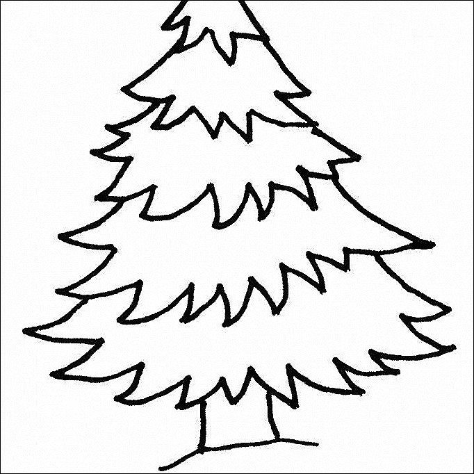 682x682 Christmas Tree Coloring