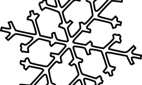 280x168 Snowflake Drawing Transparent Png Clipart Free Download