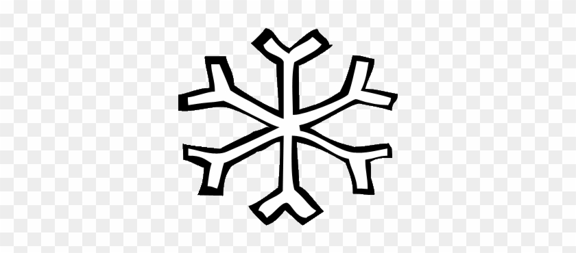 840x370 Snowflake Clipart Simple