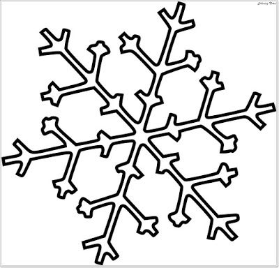 400x384 Winter Snowflake Coloring Pages For Printable Easy, Winter