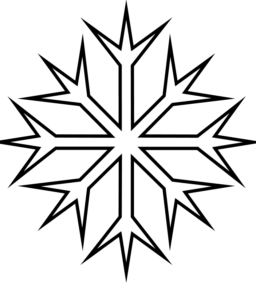 833x920 Collection Of Free Drawing Snowflakes Christmas Download On Ui Ex