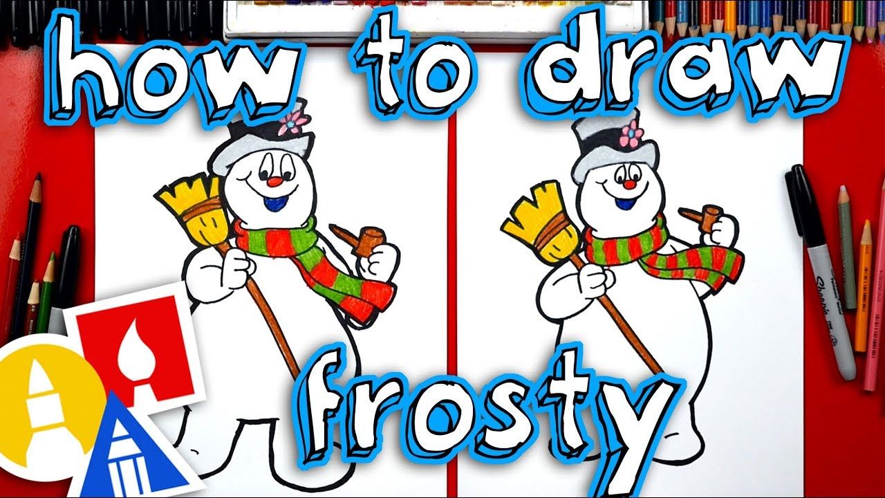 1280x720 How To Draw Frosty The Snowman Drawing For Kids