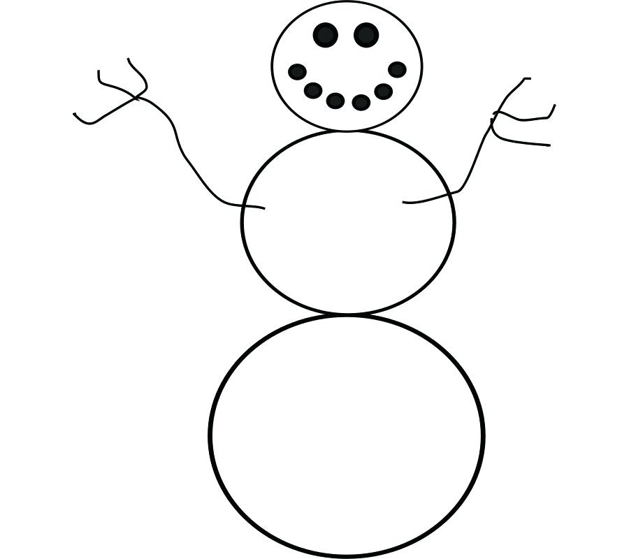 900x800 Snowman Family Coloring Pages