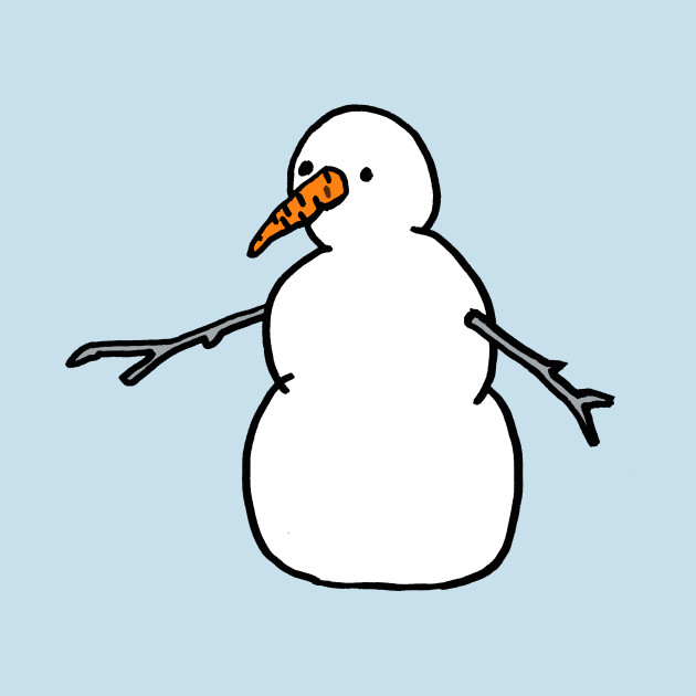 630x630 Carrot Nose Snowman