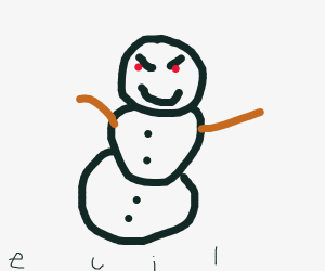 300x250 Huge Collection Of 'evil Snowman Drawing' Download More Than