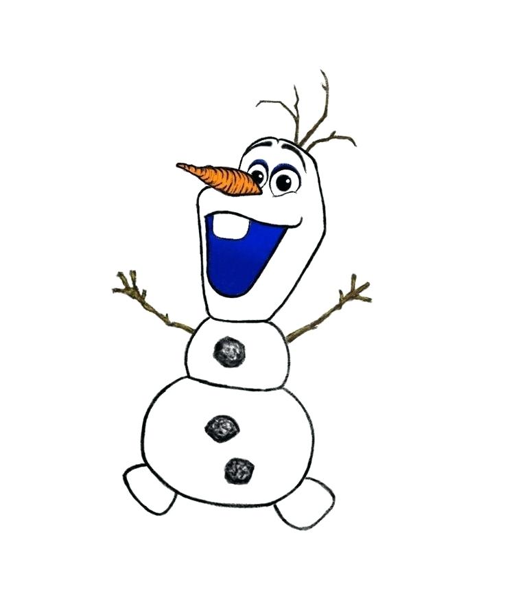 736x890 Olaf Drawing The Snowman Drawing Count Olaf Drawing Easy