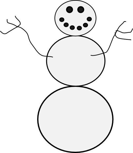 516x596 Snowman Clip Art Free Vector In Open Office Drawing