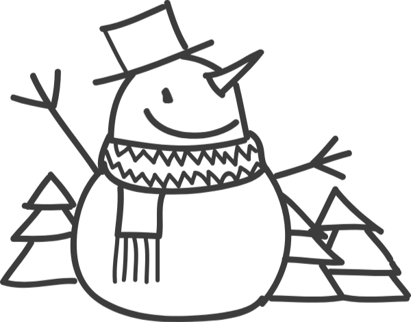 600x471 Vector Snowman Drawing Transparent Png Clipart Free Download