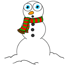 250x226 Cartoon Snowman Step