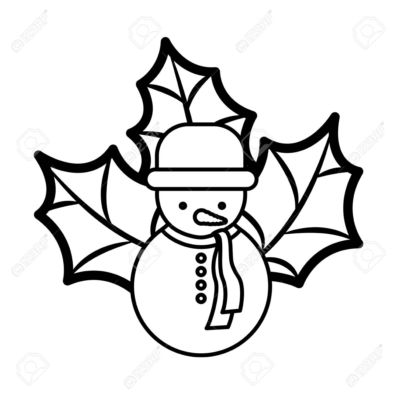 1300x1300 Huge Collection Of 'christmas Snowman Silhouette' Download More