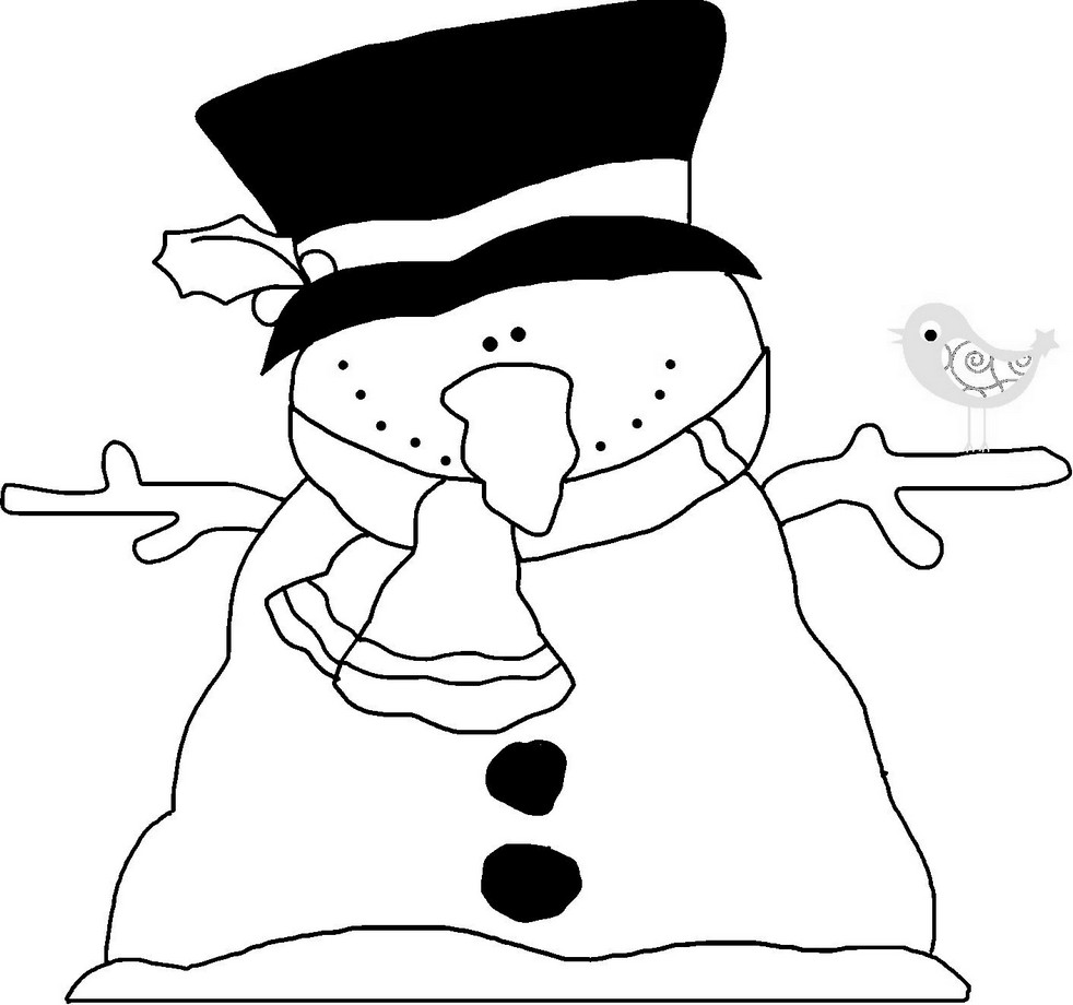 982x920 Snowman Graphics And Patterns For Christmas Stockings