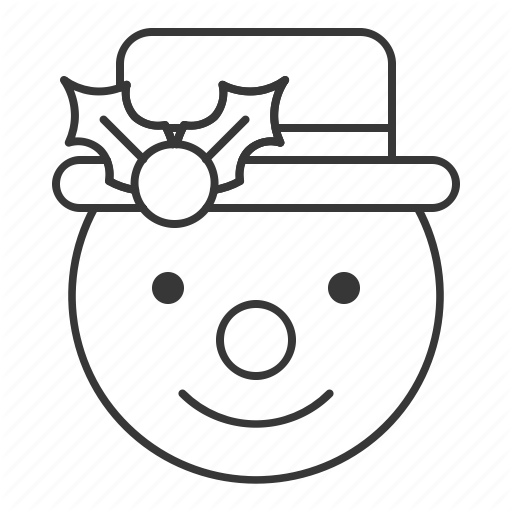 512x512 Christmas, Snow, Snowman, Winter Icon