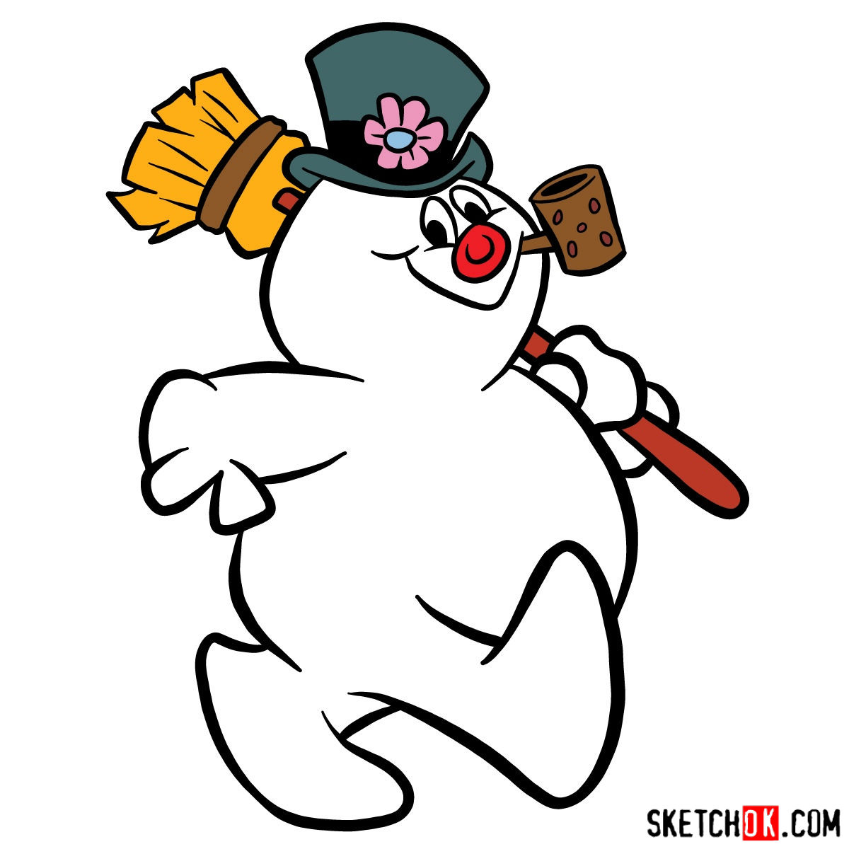 1200x1200 How To Draw Frosty The Snowman