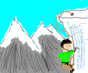 300x250 Tall Snowy Mountain