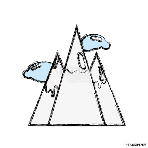 500x500 Snowy Mountains With Clouds And Sun Stock Image And Royalty Free