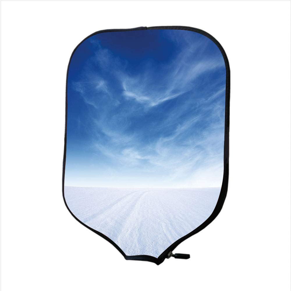 1000x1000 Neoprene Pickleball Paddle Racket Cover Case, Sky